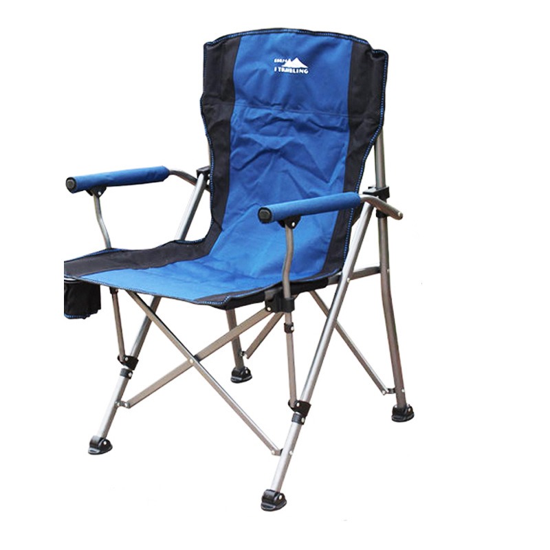 เก้าอี้ตั้งแคมป์ ขนาดใหญ่ นั่งสบาย เก้าอี้พับกลางแจ้ง เก้าอี้สนาม เก้าอี้ตลาดกลางคืน พร้อมถุงเก็บเพื่อป้องกันการชน