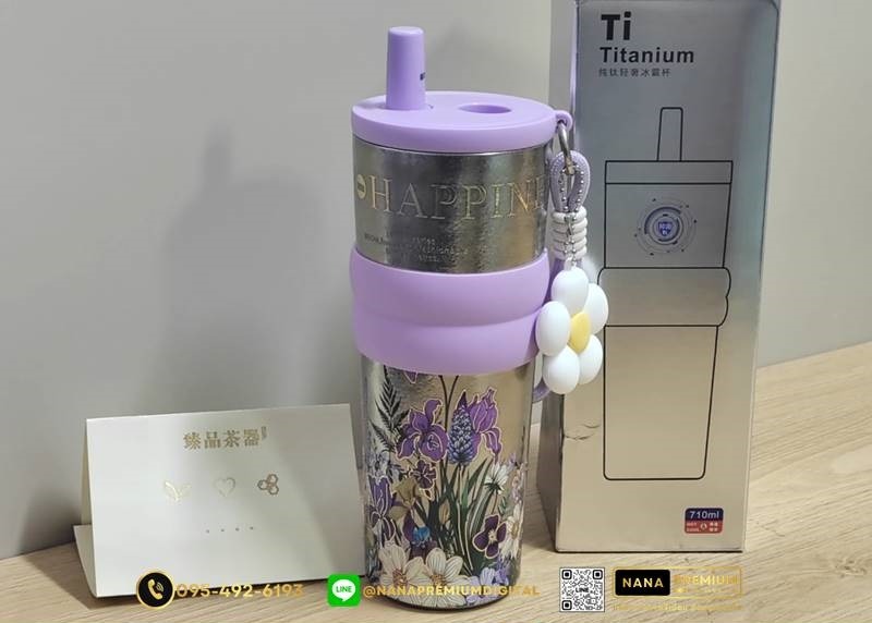 แก้วไทเทเนี่ยม Titanium สวย หรู ทันสมัย รับสกรีนโลโก้แก้วไทเทเนี่ยม รับผลิตแก้วไทเทเนี่ยม