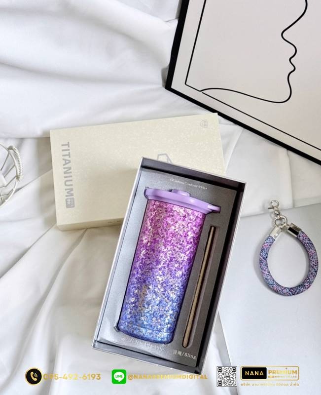 แก้วไทเทเนี่ยม Titanium สวย หรู ทันสมัย รับสกรีนโลโก้แก้วไทเทเนี่ยม รับผลิตแก้วไทเทเนี่ยม