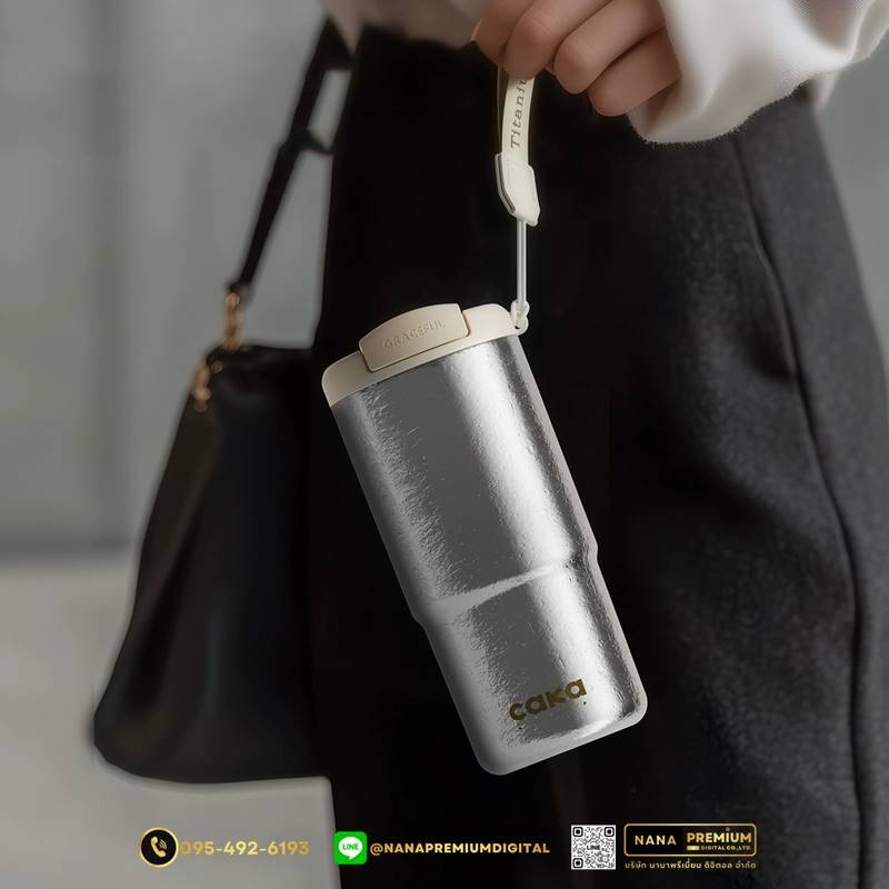 แก้วไทเทเนี่ยม Titanium สวย หรู ทันสมัย รับสกรีนโลโก้แก้วไทเทเนี่ยม รับผลิตแก้วไทเทเนี่ยม