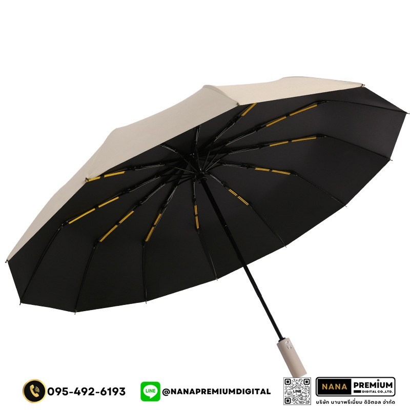 รับผลิตร่มพับ2ตอน ด้ามจับแข็งแรง ร่มคันใหญ่ รับสกรีนร่ม รับผลิตร่ม ขายส่งร่ม ร่มแจก ร่มครีม ร่มสร้างแบรนด์ ร่มเครื่องสำอางค์