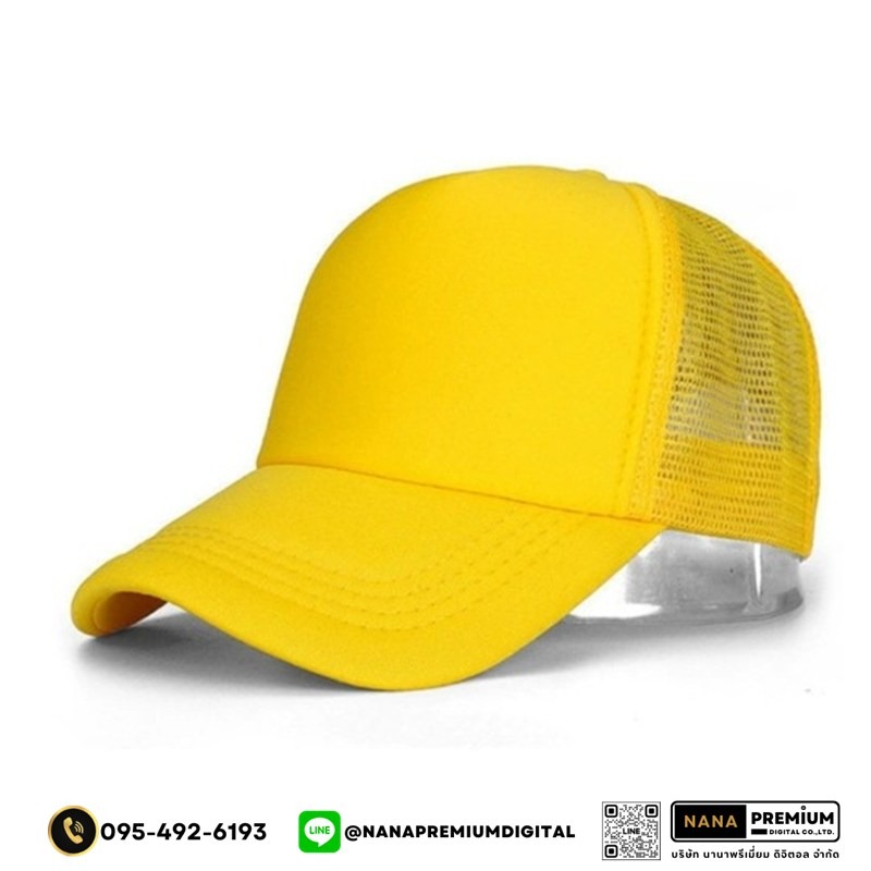 รับสกรีนหมวก หมวกตาข่าย หมวกแก๊ป GAP รับผลิตหมวก รับปักหมวก รับสกรีนหมวก