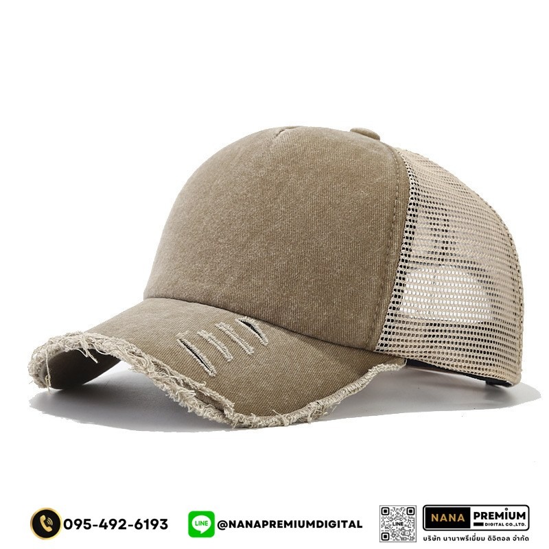 รับสกรีนหมวก หมวกแก๊ปฟอกสี หมวกGAP รับผลิตหมวก รับปักหมวก รับสกรีนหมวก