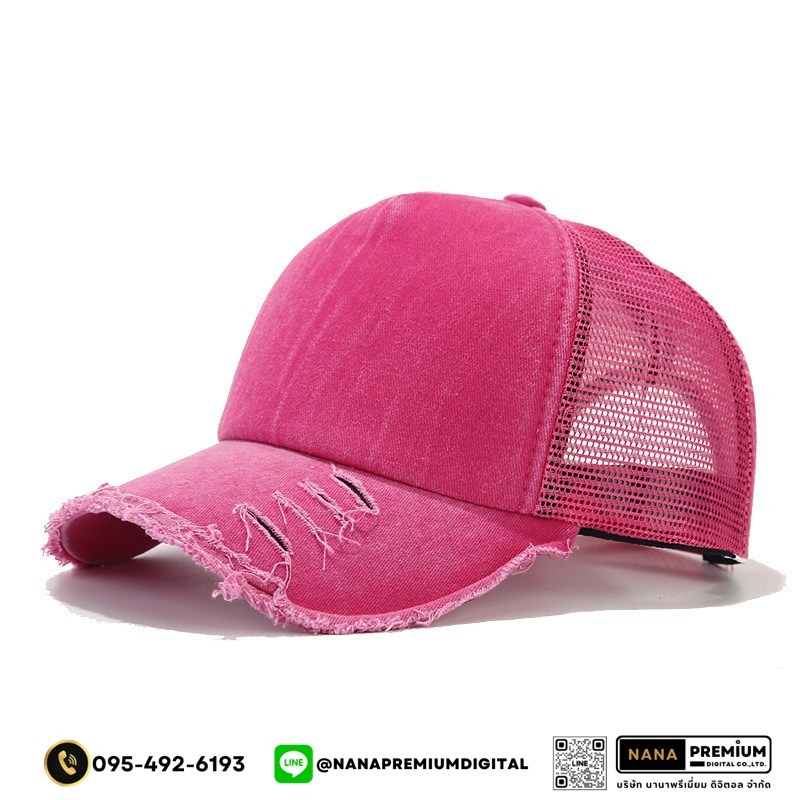 รับสกรีนหมวก หมวกแก๊ปฟอกสี หมวกGAP รับผลิตหมวก รับปักหมวก รับสกรีนหมวก