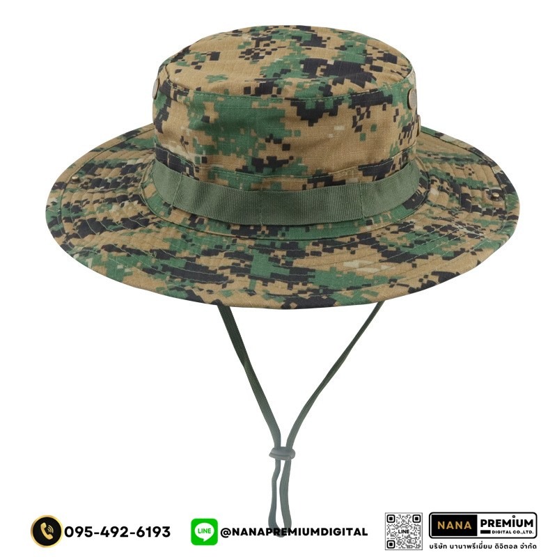 รับผลิตหมวกทหารปีกกว้าง หมวกลายทหาร กันแดด กันยูวี uv หมวกแก๊ป หมวกGAP รับผลิตหมวก รับปักหมวก รับสกรีนหมวก