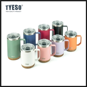 TYESO แก้วกาแฟ Mug สแตนเลส 304 พร้อมหูจับ ของแท้ แก้วเก็บความเย็น ขนาด 530 ml 700 ml แก้วเก็บอุณหภูมิ Coffee Cup