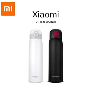 รับสกรีน แก้วเยติ เก็บความเย็นความร้อน รับสกรีนแก้ว แก้วมัค Xiaomi Mijia VIOMI 460 ml สแตนเลสสตีลสุญญากาศแก้วฉนวนปิดผนึกกระบอกน้ำ